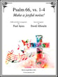 Psalm 66, vs. 1-4, Make a Joyful Noise SATB Vocal Score cover